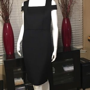 Off the shoulder little back dress.